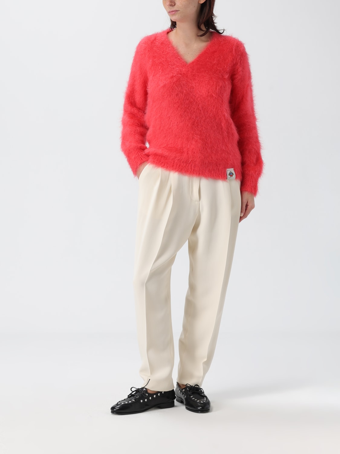 BALLY SWEATER: Sweater woman Bally, Red - Img 2
