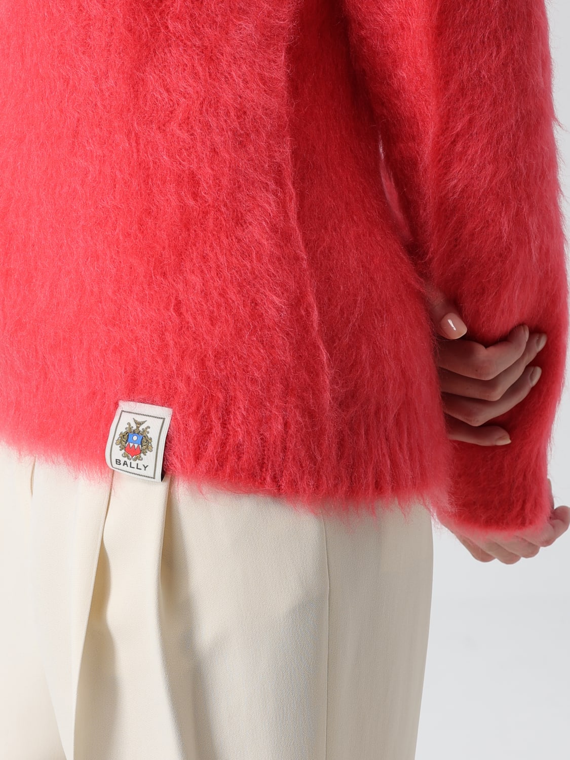 BALLY SWEATER: Sweater woman Bally, Red - Img 5