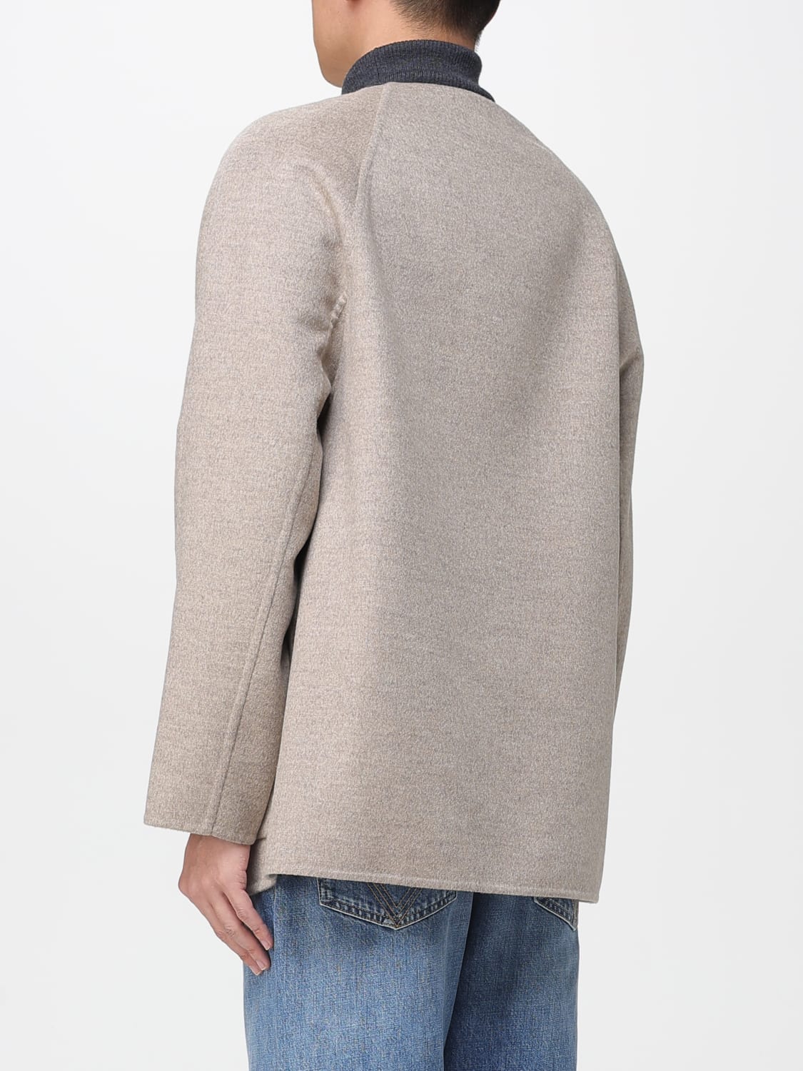 BOTTEGA VENETA COAT: Blazer men Bottega Veneta, Beige - Img 3