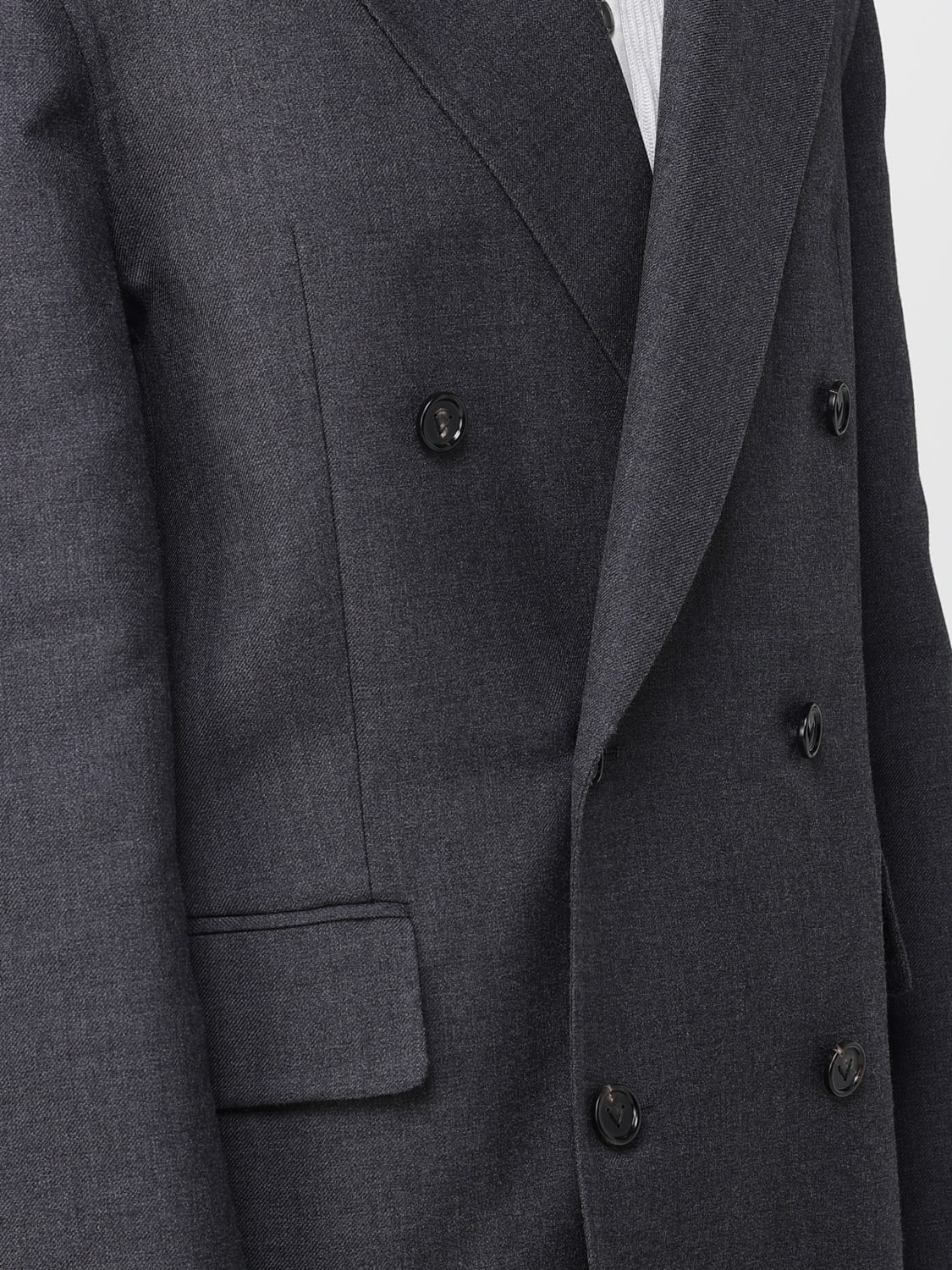 BOTTEGA VENETA JACKET: Blazer men Bottega Veneta, Charcoal - Img 5