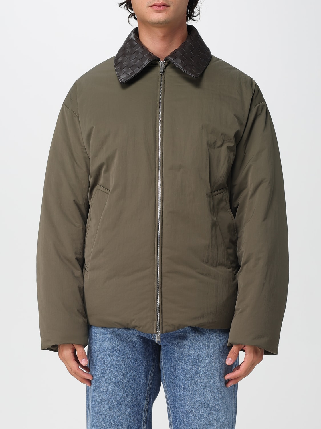 BOTTEGA VENETA GIACCA: Giacca imbottita in nylon opaco Bottega Veneta, Fantasia - Img 1