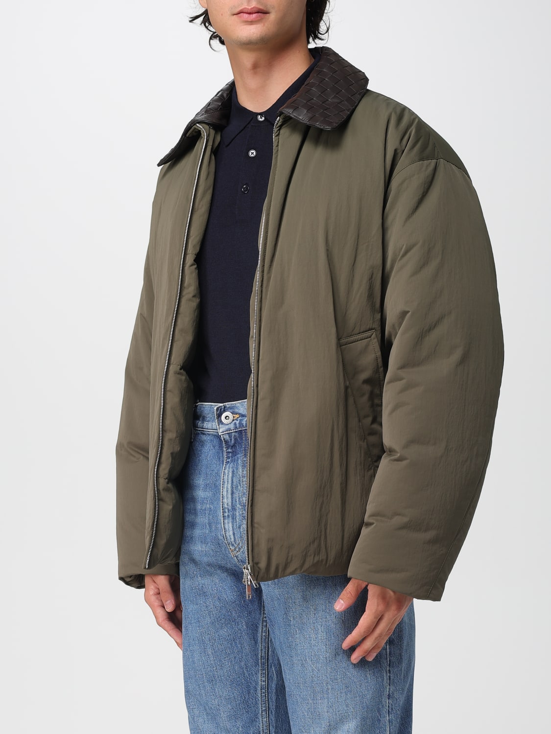 BOTTEGA VENETA GIACCA: Giacca imbottita in nylon opaco Bottega Veneta, Fantasia - Img 4