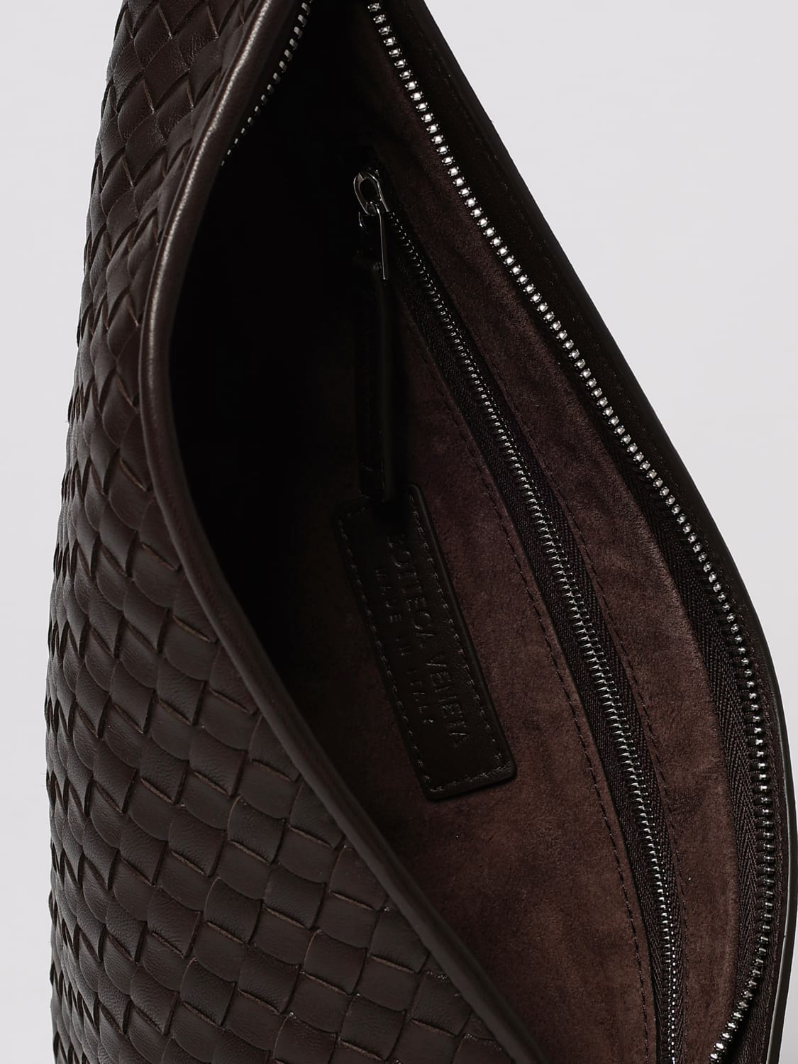 BOTTEGA VENETA BANDOLERA: Bolsos hombre Bottega Veneta, Marrón Oscuro - Img 5