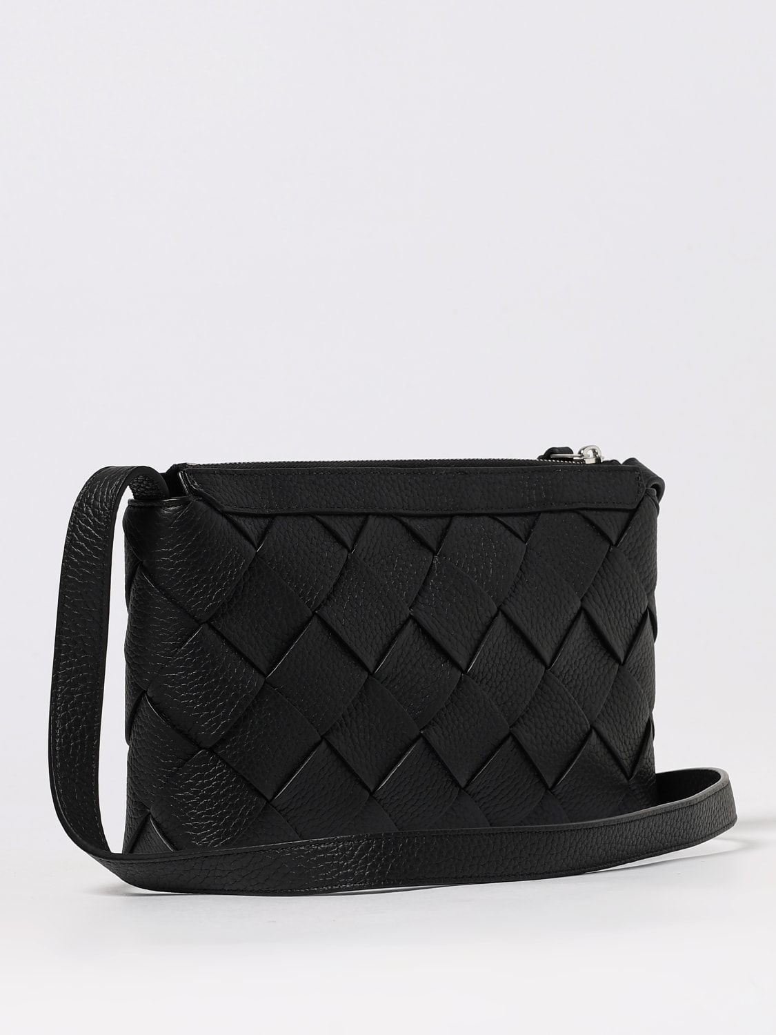 BOTTEGA VENETA SHOULDER BAG: Bags men Bottega Veneta, Black - Img 3