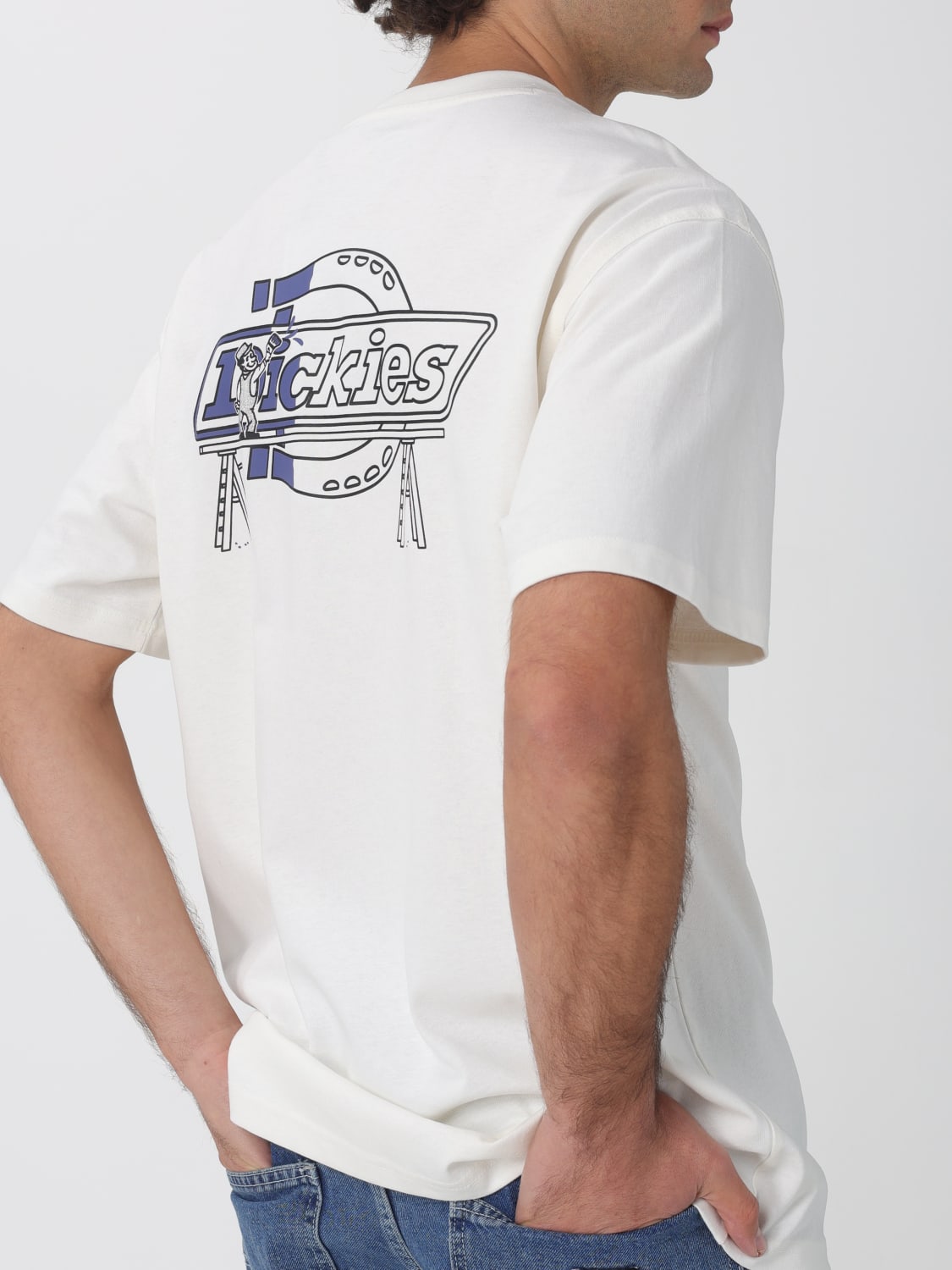DICKIES T-SHIRT: T-shirt men Dickies, White - Img 3