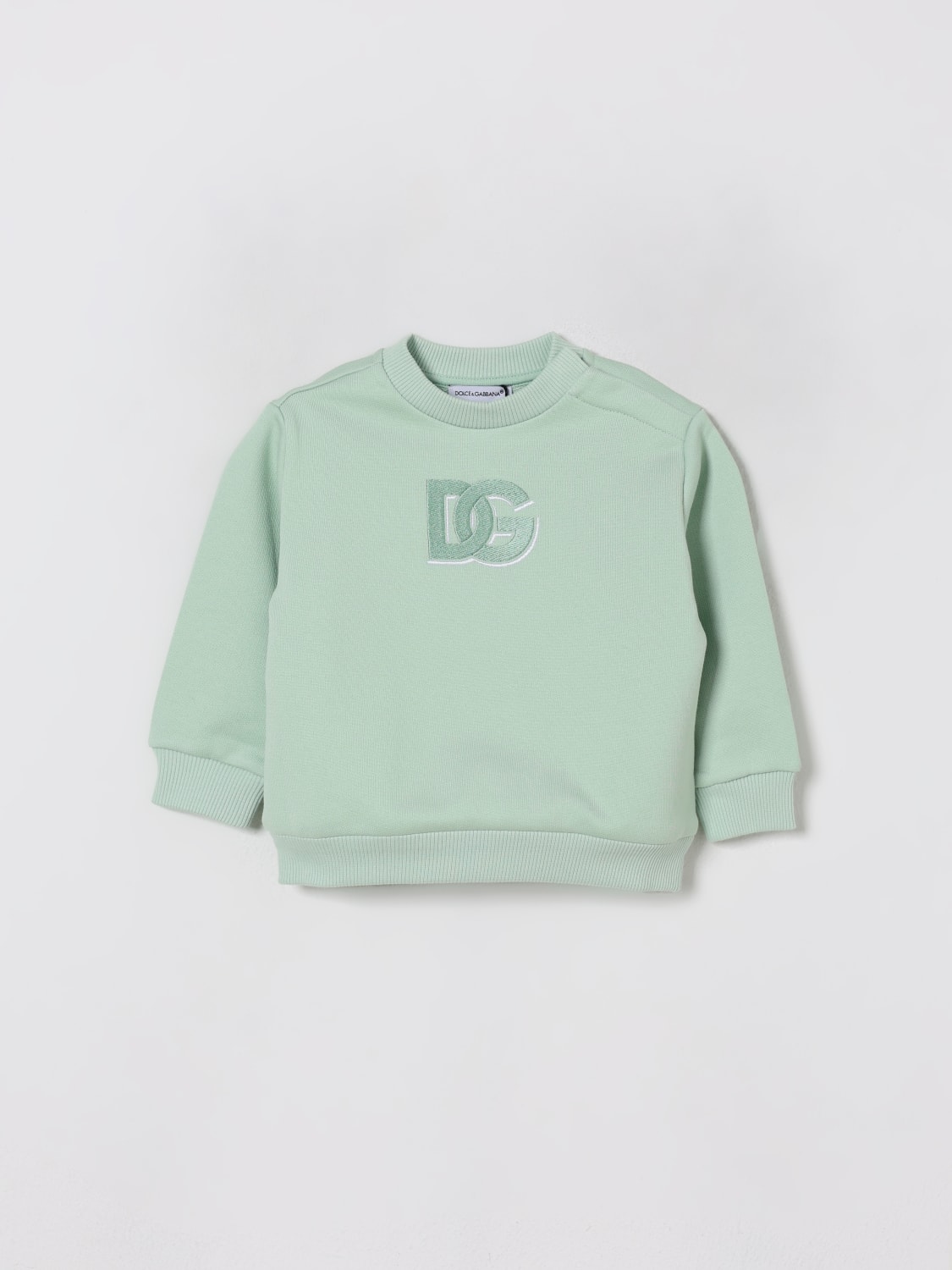 DOLCE & GABBANA SWEATER: Sweater kids Dolce & Gabbana, Mint - Img 1