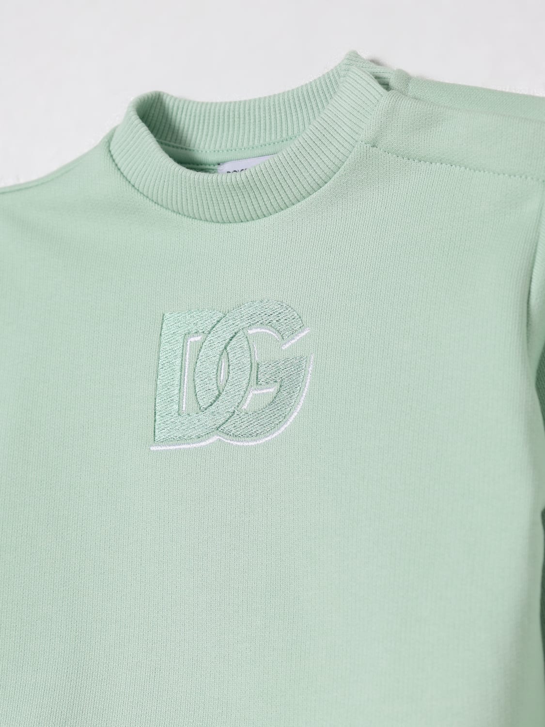 DOLCE & GABBANA SWEATER: Sweater kids Dolce & Gabbana, Mint - Img 3