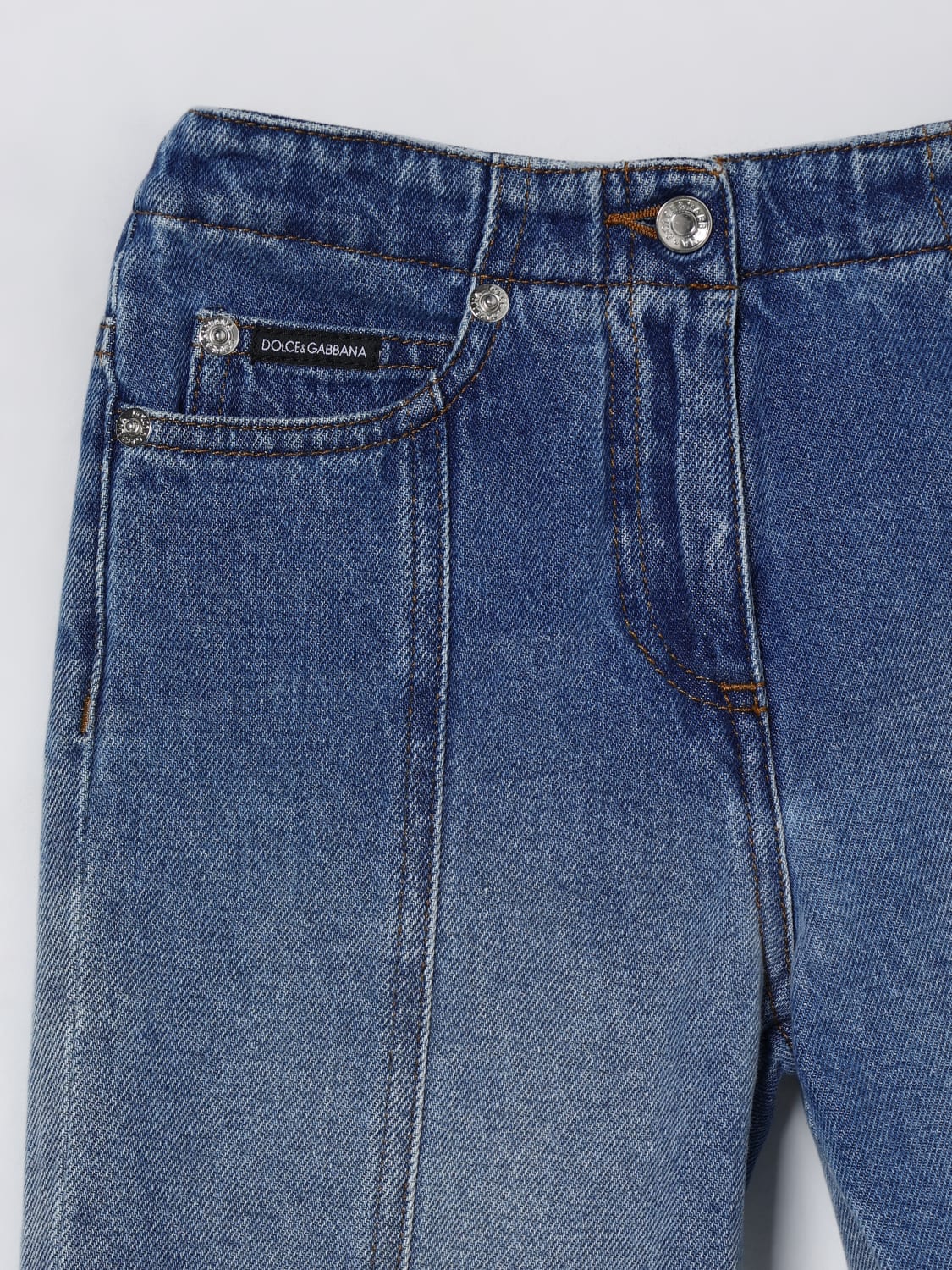 DOLCE & GABBANA JEANS: Jeans kids Dolce & Gabbana, Denim - Img 3