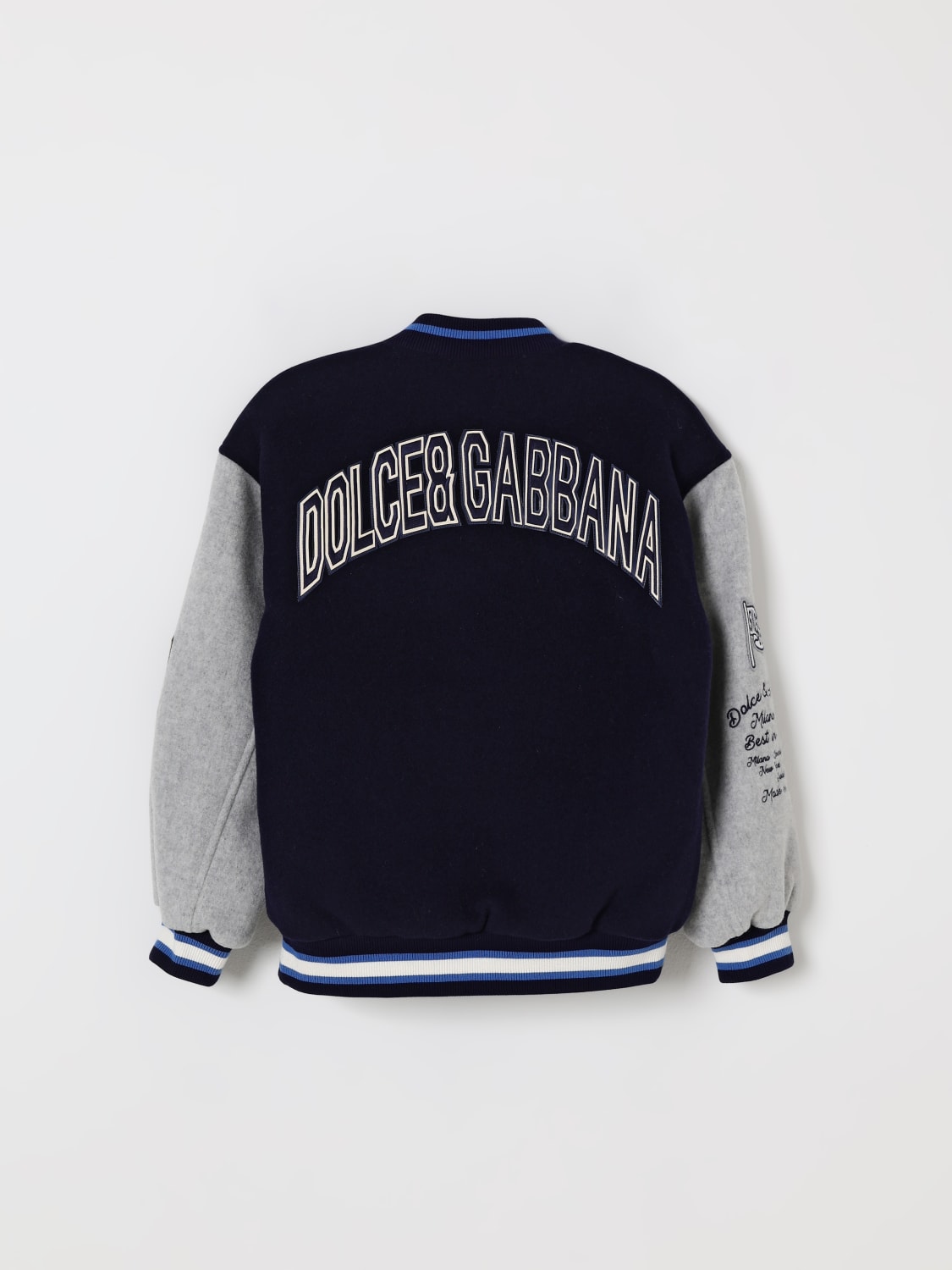 DOLCE & GABBANA JACKET: Jacket kids Dolce & Gabbana, Blue - Img 2