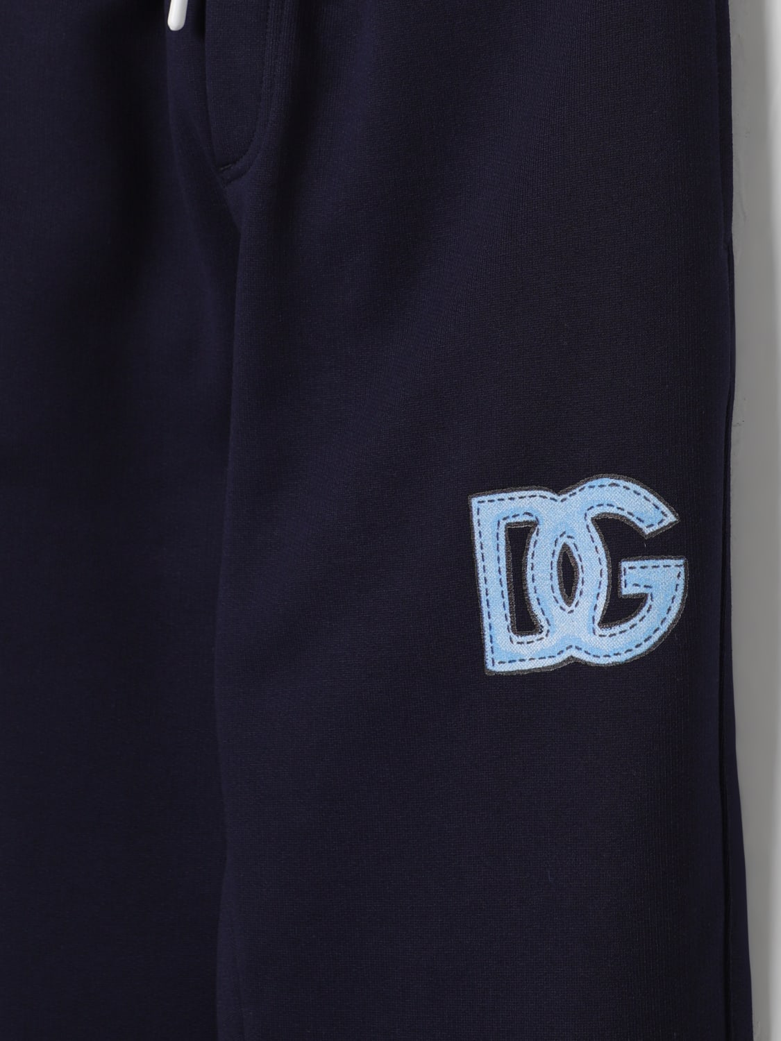 DOLCE & GABBANA PANTALONES: Pantalón niños Dolce & Gabbana, Azul Oscuro - Img 3