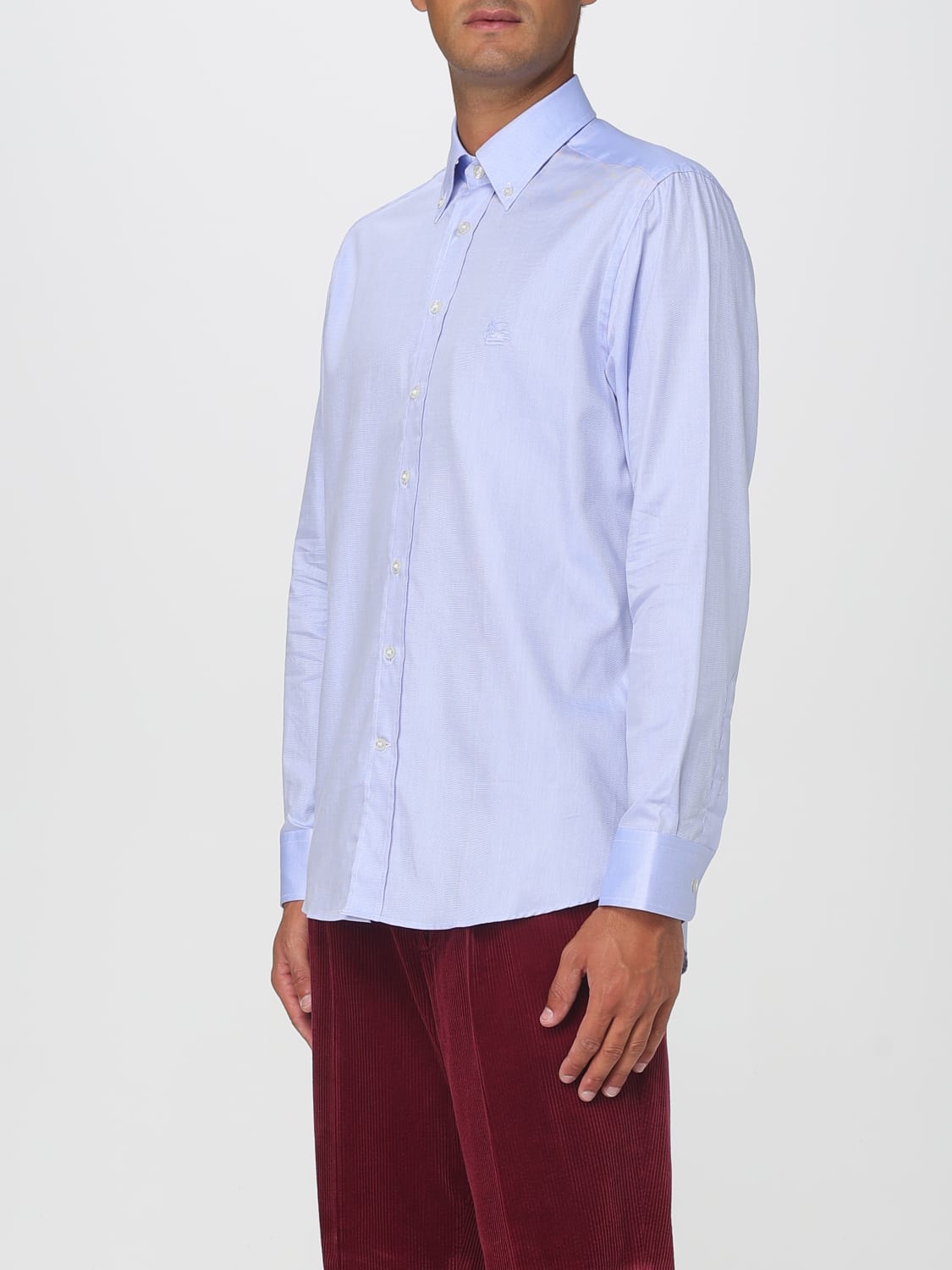 ETRO SHIRT: Shirt men Etro, Denim - Img 4