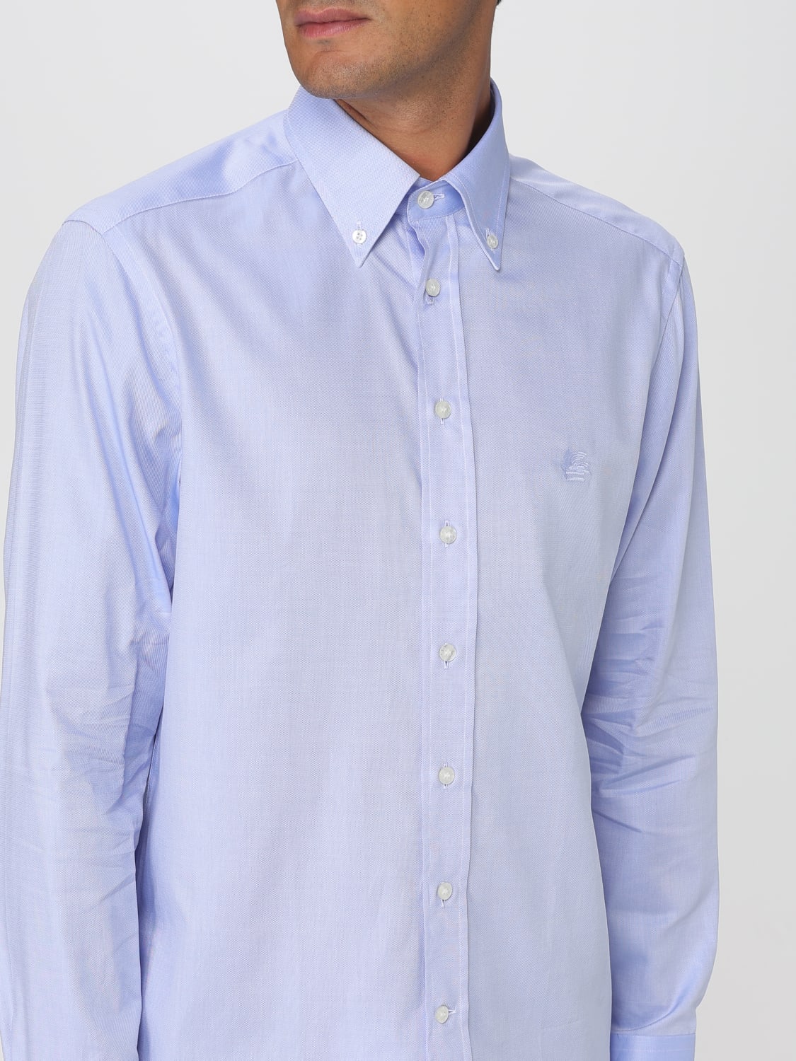 ETRO SHIRT: Shirt men Etro, Denim - Img 5