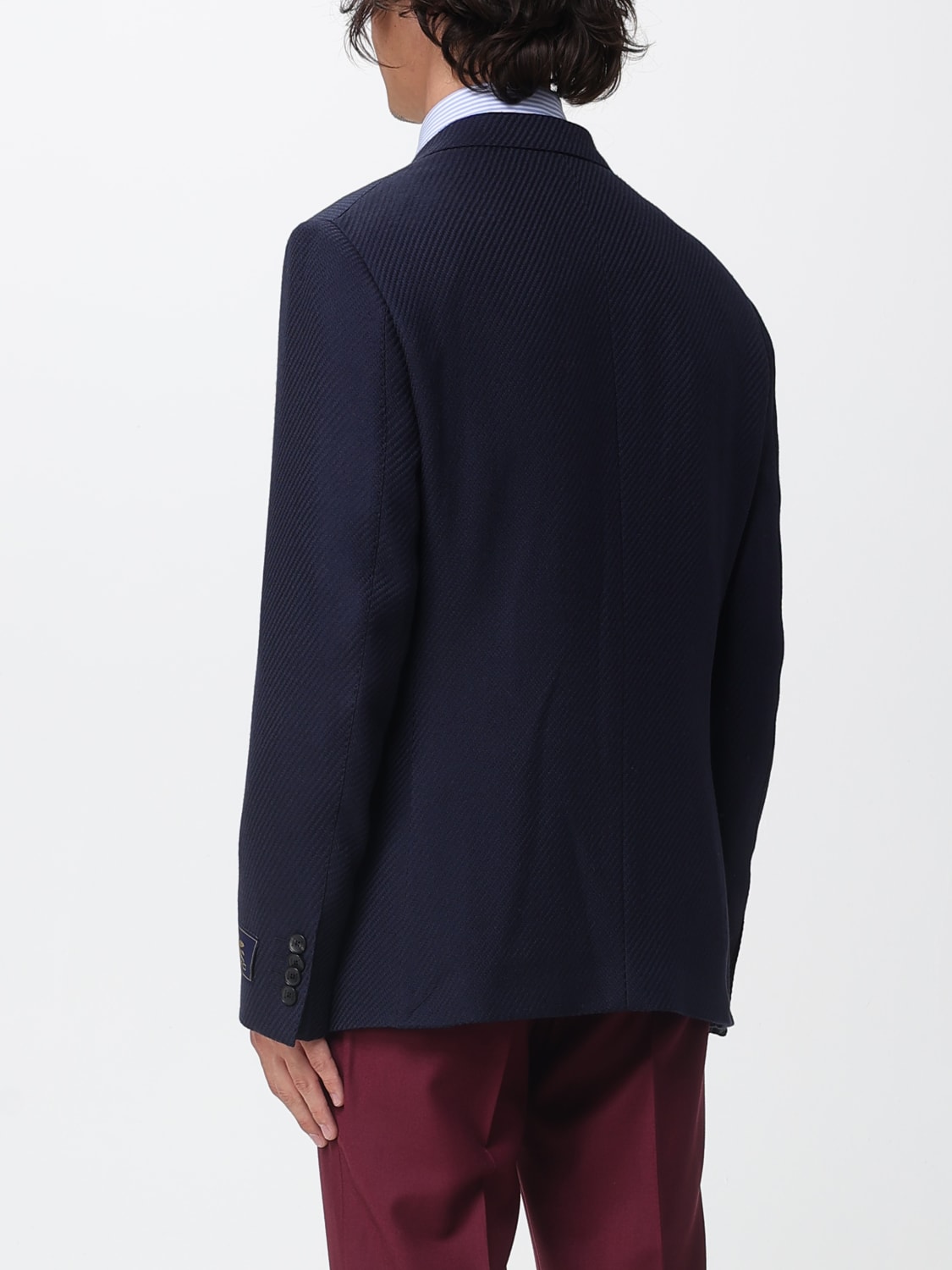 ETRO JACKET: Blazer men Etro, Blue - Img 3