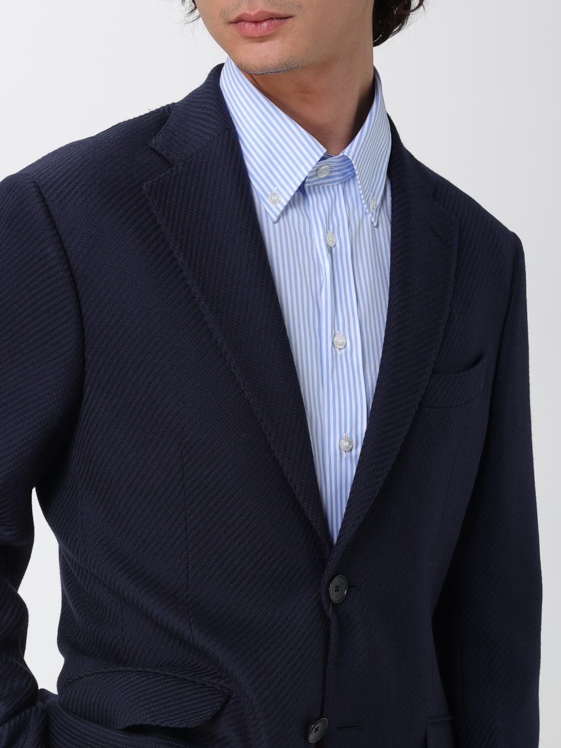 ETRO JACKET: Blazer men Etro, Blue - Img 5