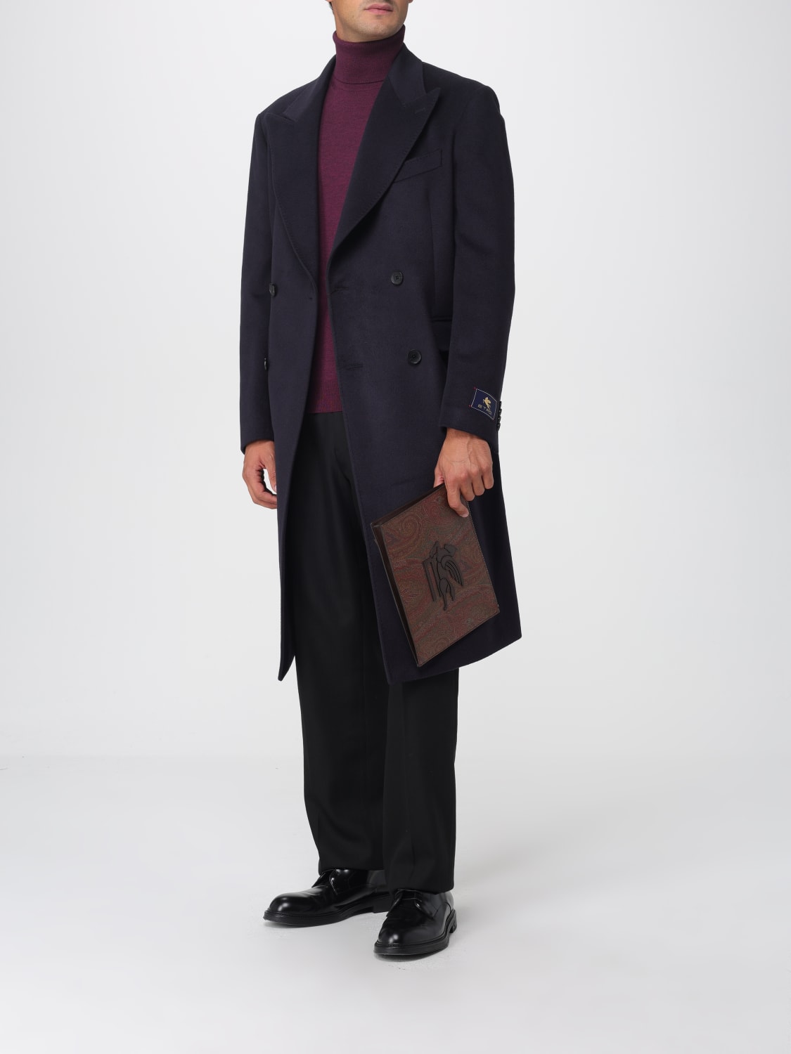 ETRO COAT: Coat men Etro, Blue - Img 2