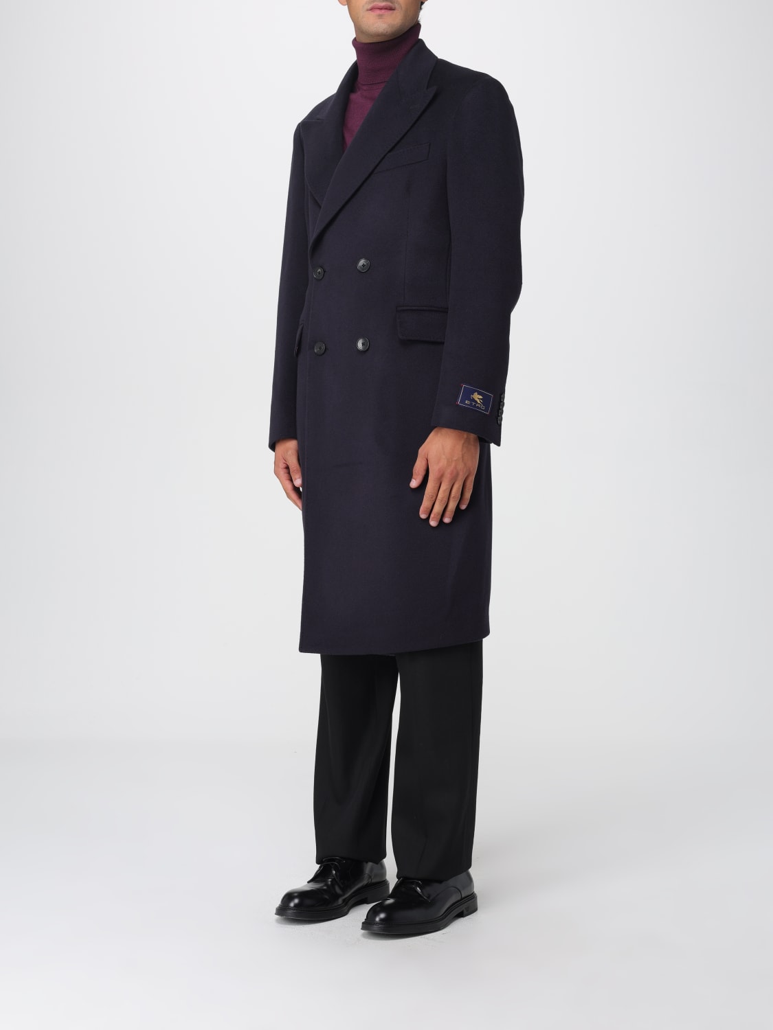 ETRO COAT: Coat men Etro, Blue - Img 4