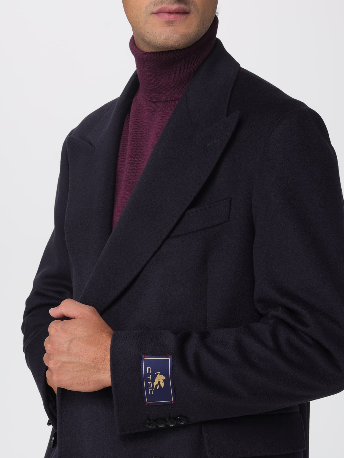 ETRO COAT: Coat men Etro, Blue - Img 5