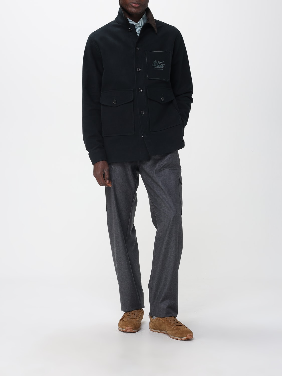 ETRO PANTS: Pants men Etro, Grey - Img 2
