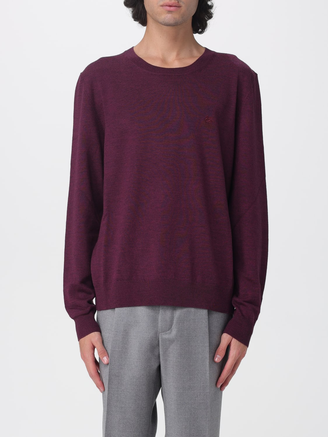 ETRO SWEATER: Sweater men Etro, Burgundy - Img 1