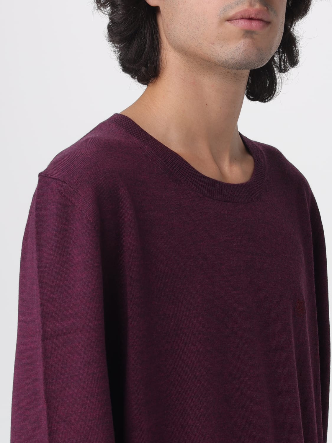 ETRO SWEATER: Sweater men Etro, Burgundy - Img 5
