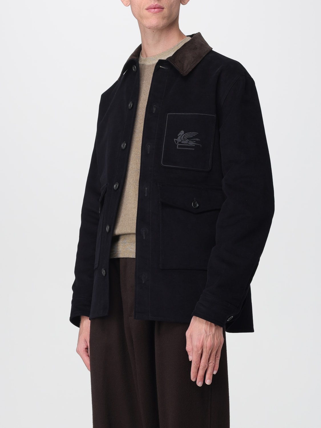 ETRO JACKET: Jacket men Etro, Blue - Img 4