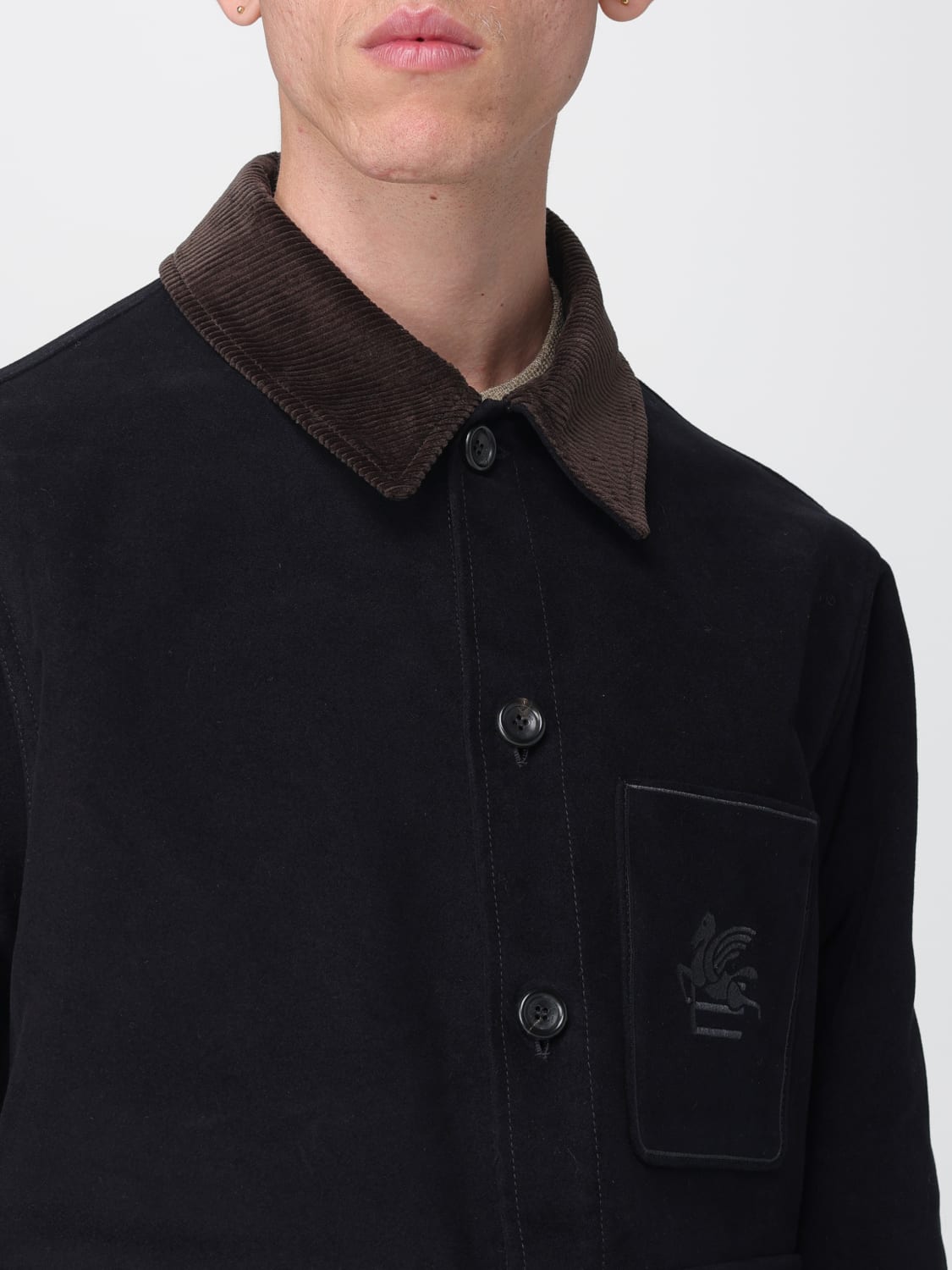 ETRO JACKET: Jacket men Etro, Blue - Img 5