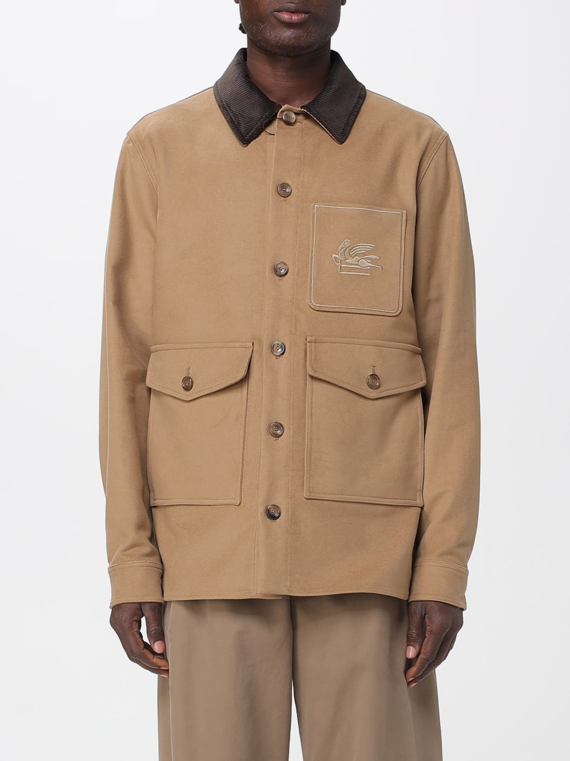 ETRO JACKET: Jacket men Etro, Beige - Img 1