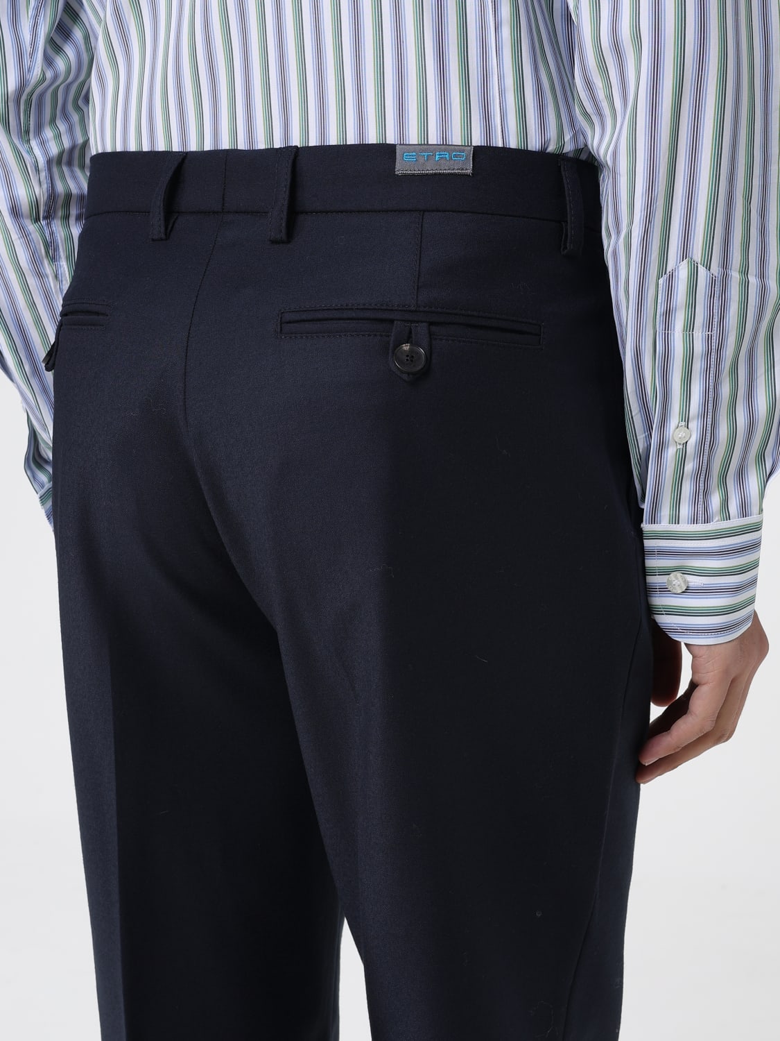 ETRO PANTS: Pants men Etro, Blue - Img 5