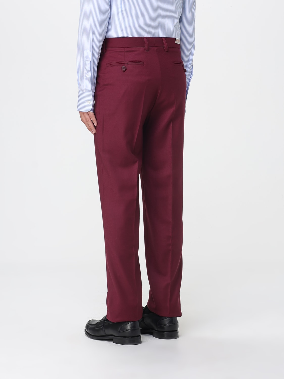 ETRO PANTS: Pants men Etro, Burgundy - Img 3