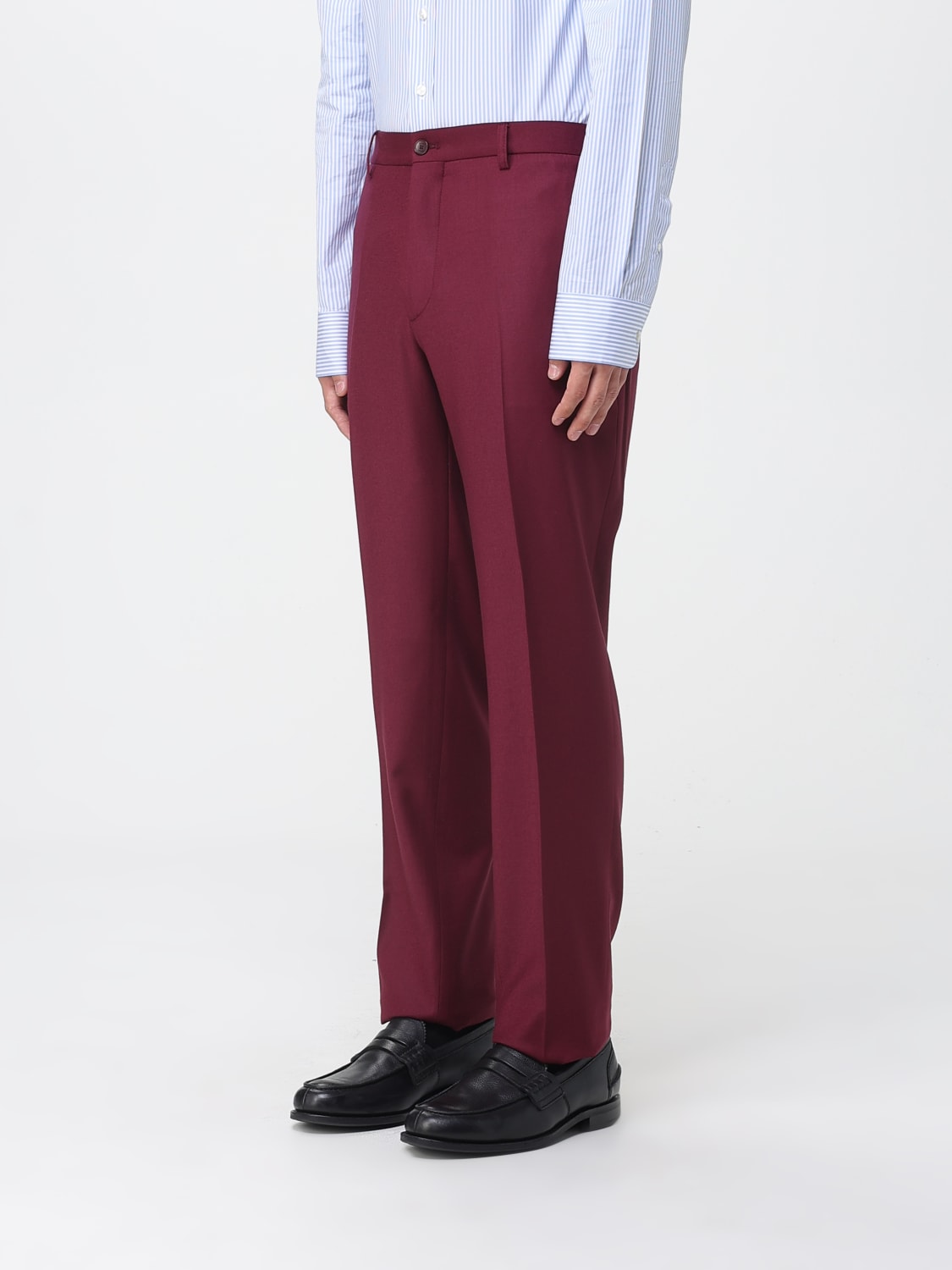 ETRO PANTS: Pants men Etro, Burgundy - Img 4