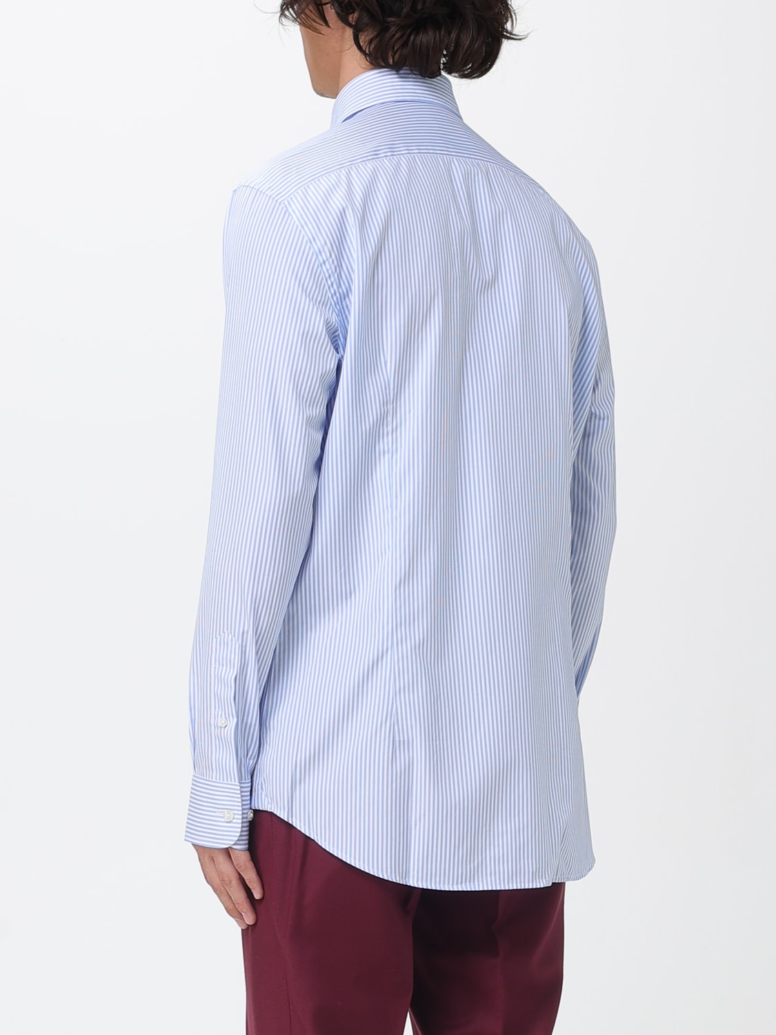 ETRO CAMICIA: Camicia Etro in cotone a righe , Azzurro - Img 3