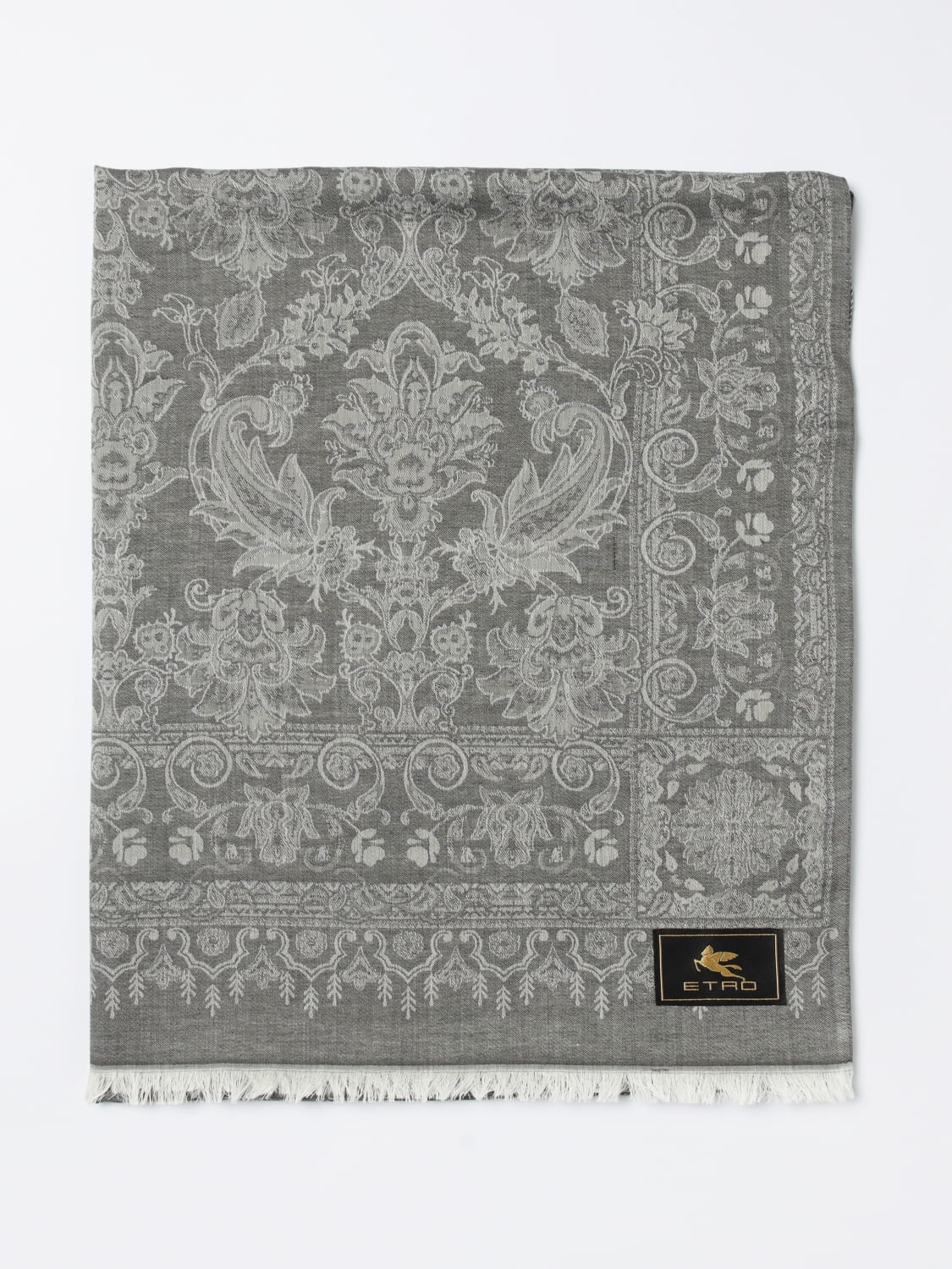 ETRO SCARF: Scarf men Etro, Grey - Img 1