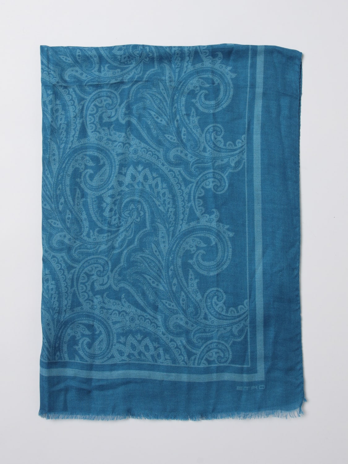 ETRO SCARF: Scarf men Etro, Gnawed Blue - Img 1