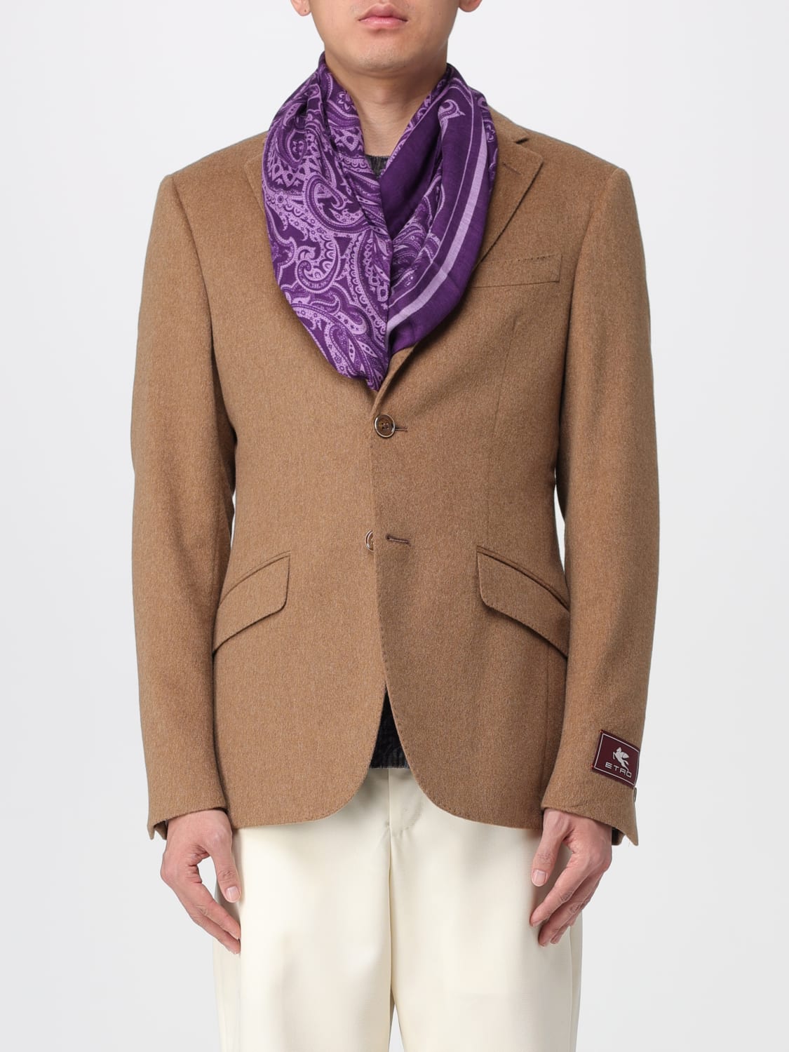 ETRO SCARF: Scarf men Etro, Violet - Img 2