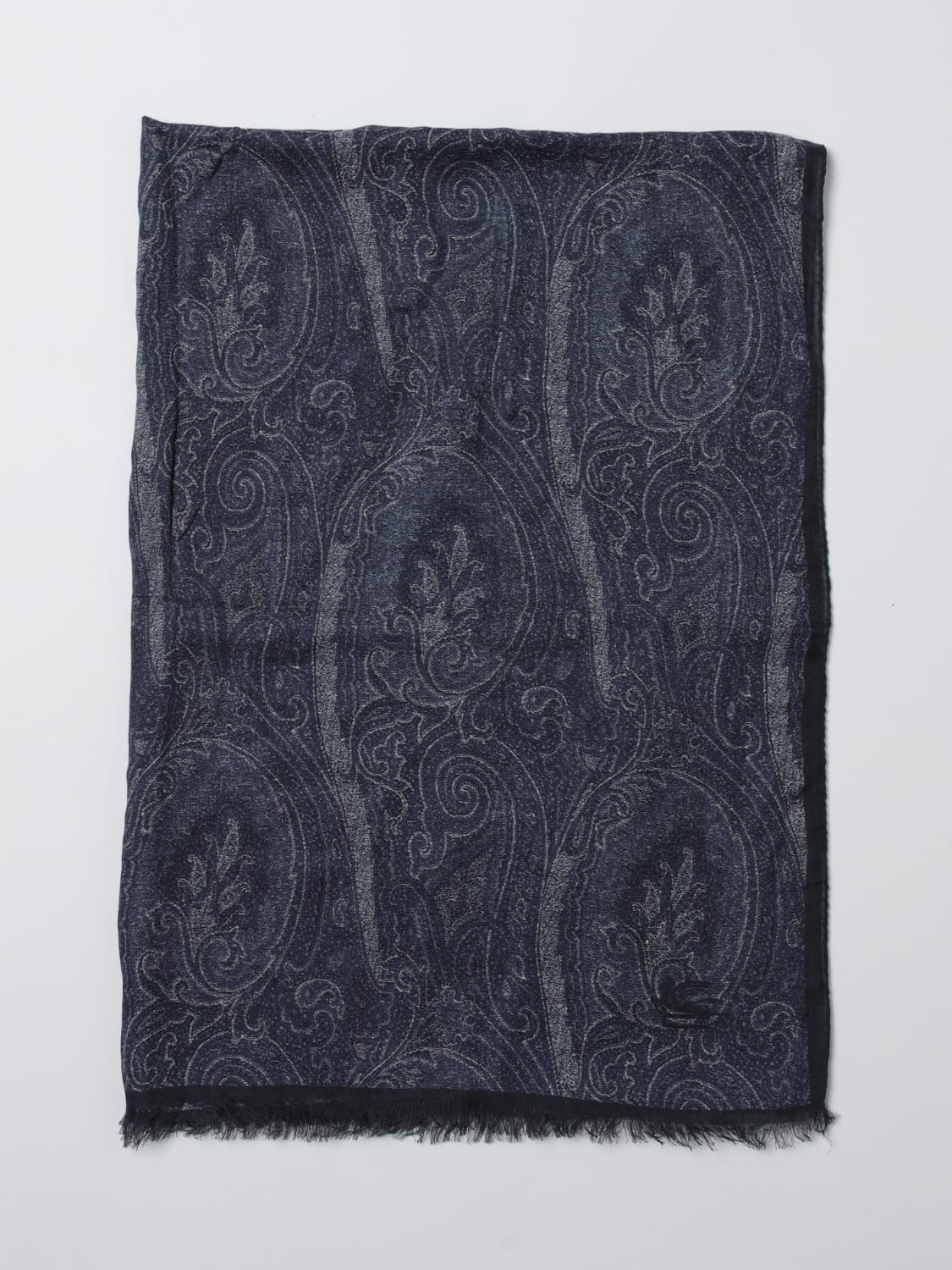 ETRO SCARF: Scarf men Etro, Blue - Img 1