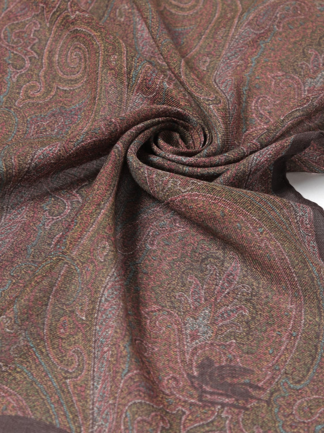 ETRO SCARF: Scarf men Etro, Brown - Img 3