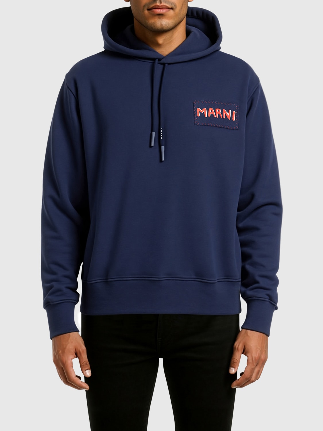 MARNI SUDADERA: Sudadera hombre Marni, Azul Oscuro - Img 1