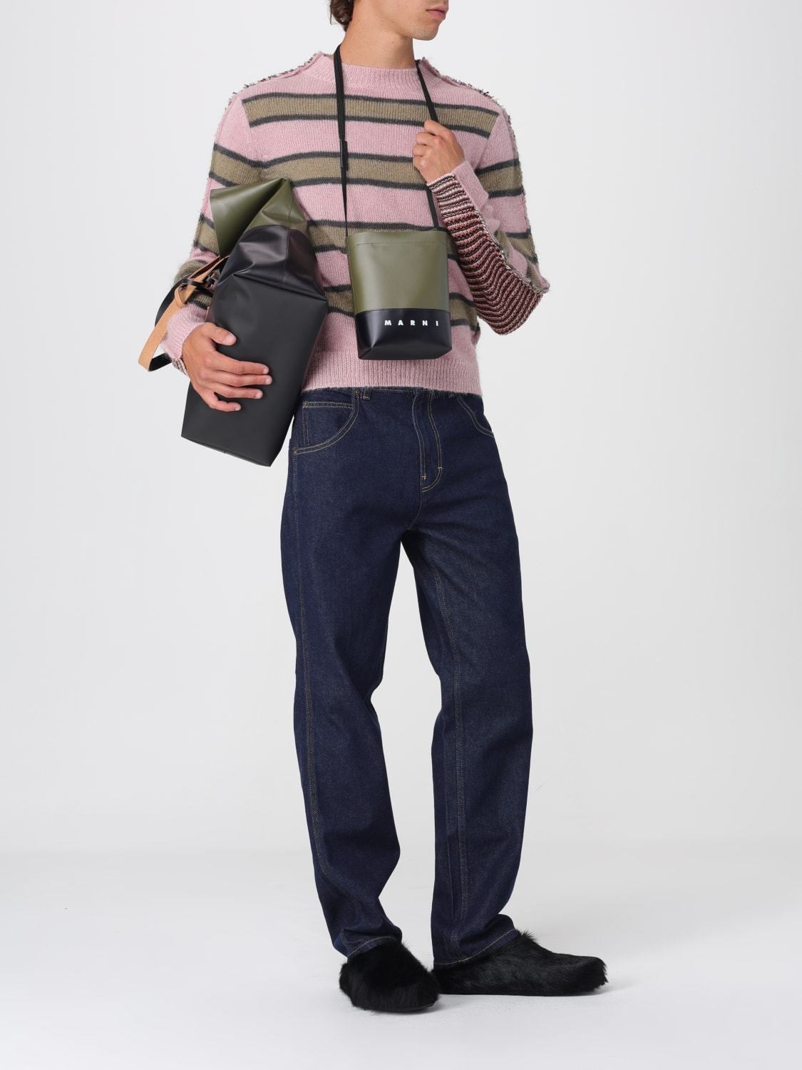 MARNI SWEATER: Sweater men Marni, Pink - Img 2
