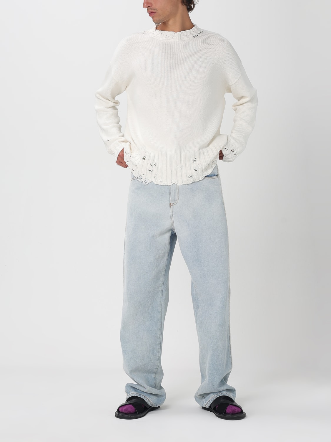 MARNI SWEATER: Sweater men Marni, White - Img 2