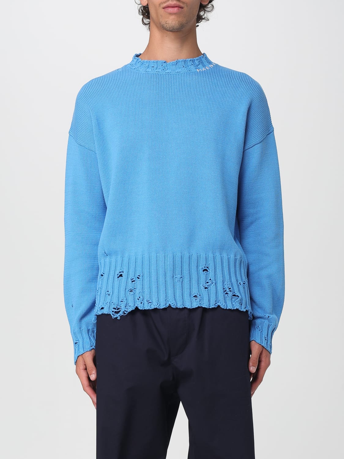 MARNI SWEATER: Sweater men Marni, Blue - Img 1