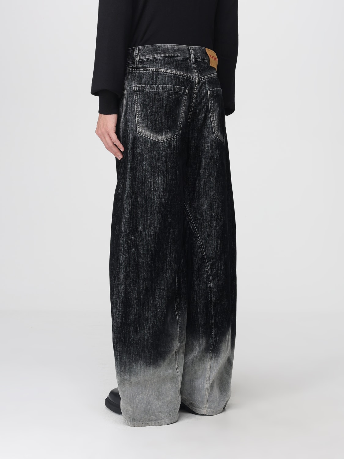 MARNI JEANS: Pantalón hombre Marni, Negro - Img 3
