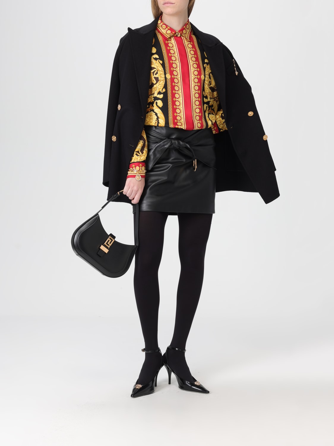 VERSACE SKIRT: Skirt woman Versace, Black - Img 2