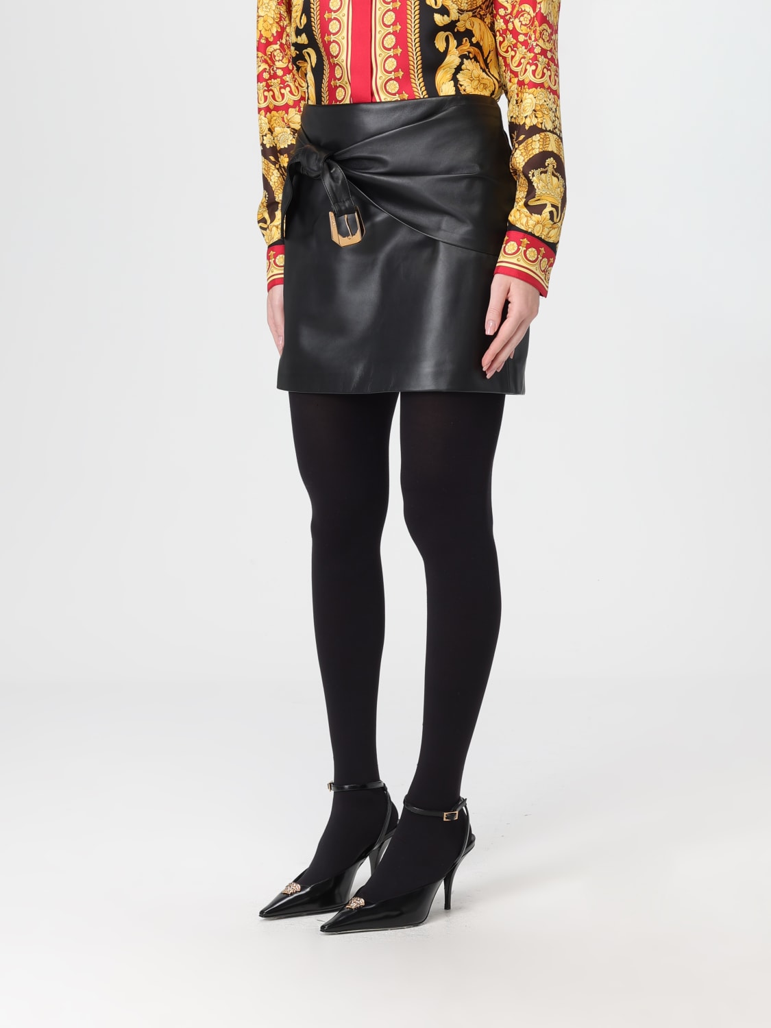 VERSACE SKIRT: Skirt woman Versace, Black - Img 4