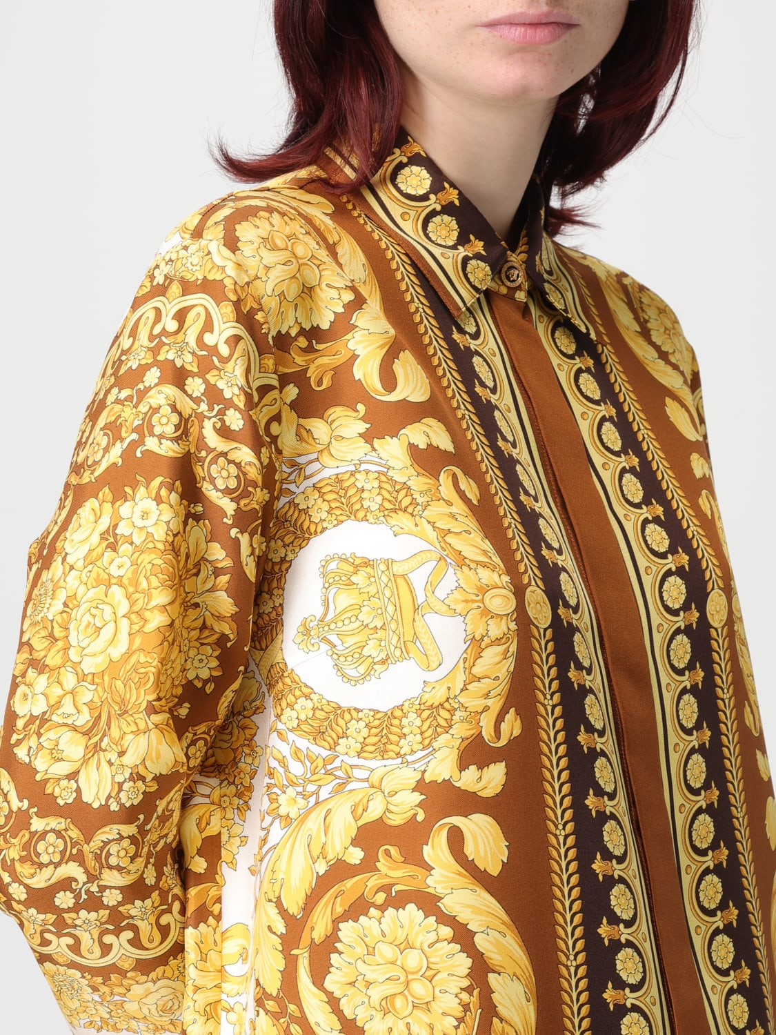 VERSACE HEMDBLUSE: Hemdbluse damen Versace, Bunt - Img 5