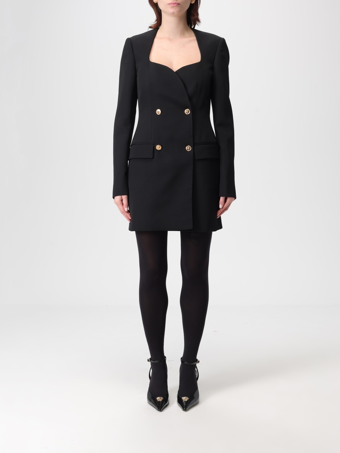VERSACE DRESS: Dress woman Versace, Black - Img 1