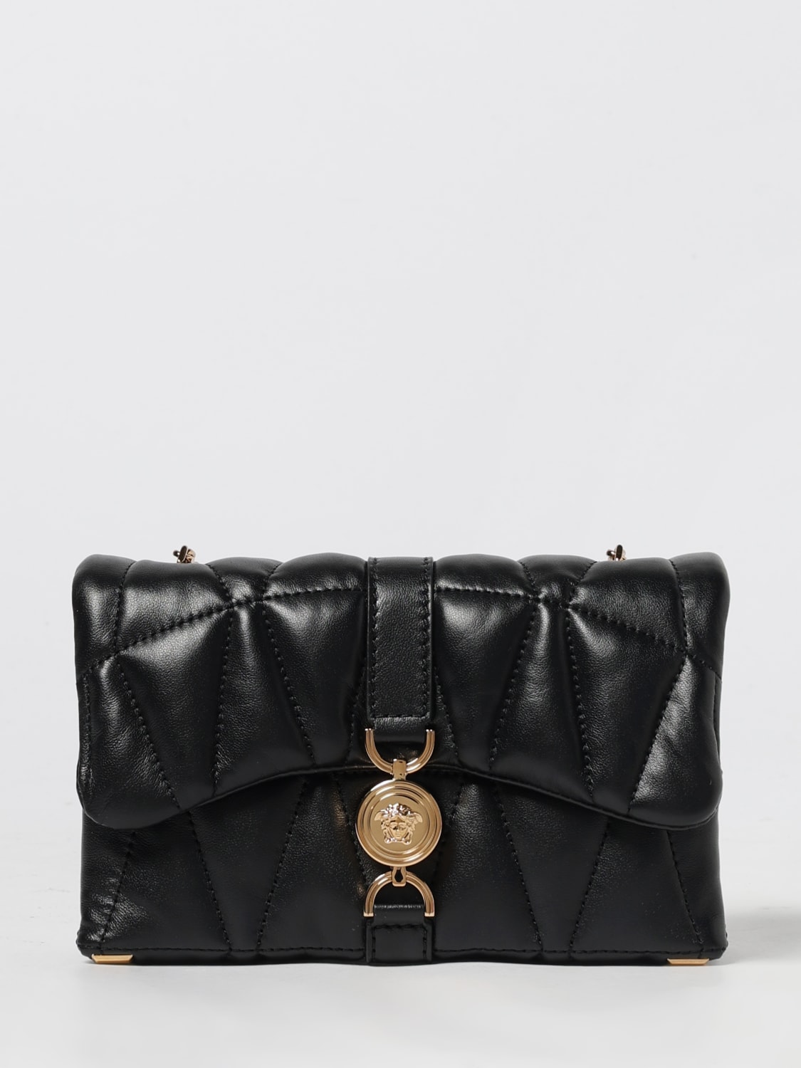 VERSACE MINI SAC: Sac porté épaule femme Versace, Noir - Img 1