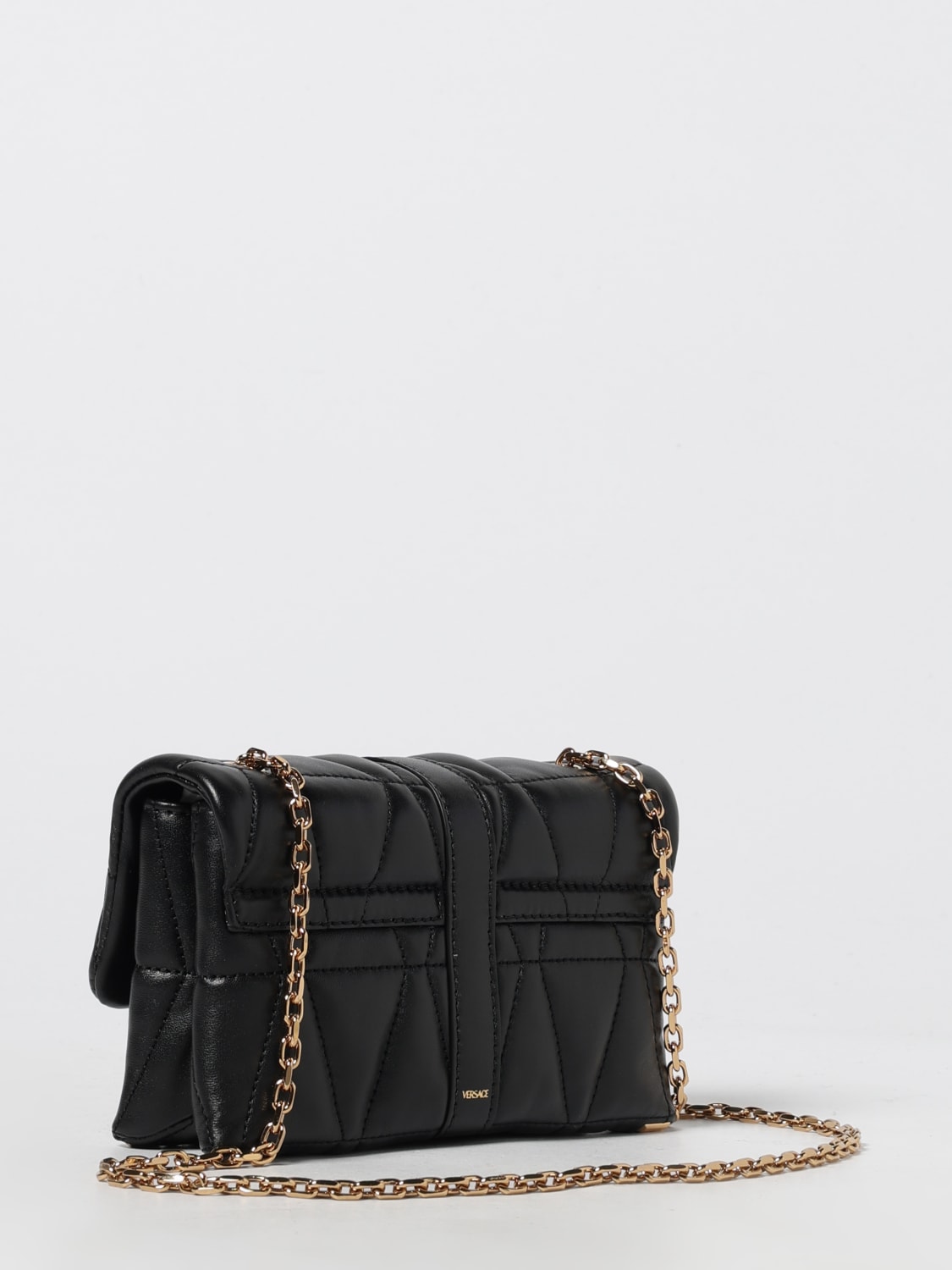 VERSACE MINI SAC: Sac porté épaule femme Versace, Noir - Img 3