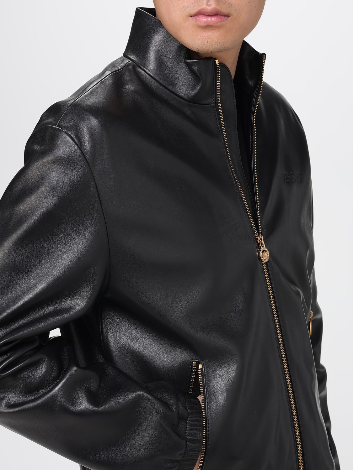 VERSACE JACKET: Jacket men Versace, Black - Img 5