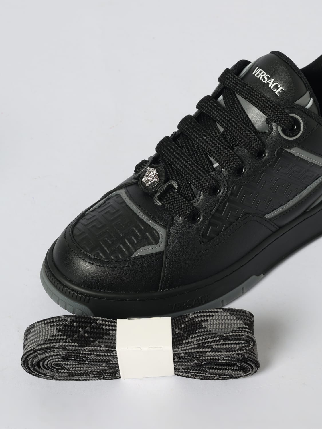 VERSACE SNEAKERS: Sneakers men Versace, Black - Img 4