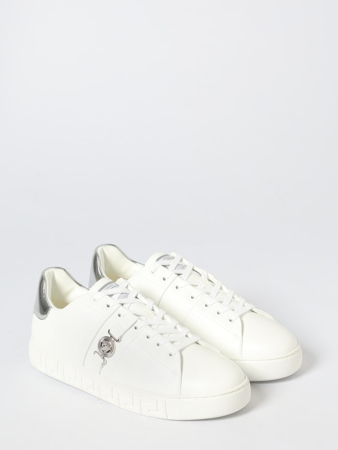 VERSACE 스니커즈: 스니커즈 남성 Versace, 화이트 - Img 2